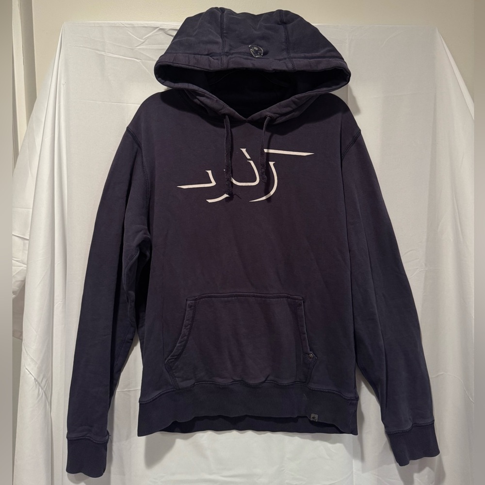 Men's Pusch Navy Hoodie with Unique Logo